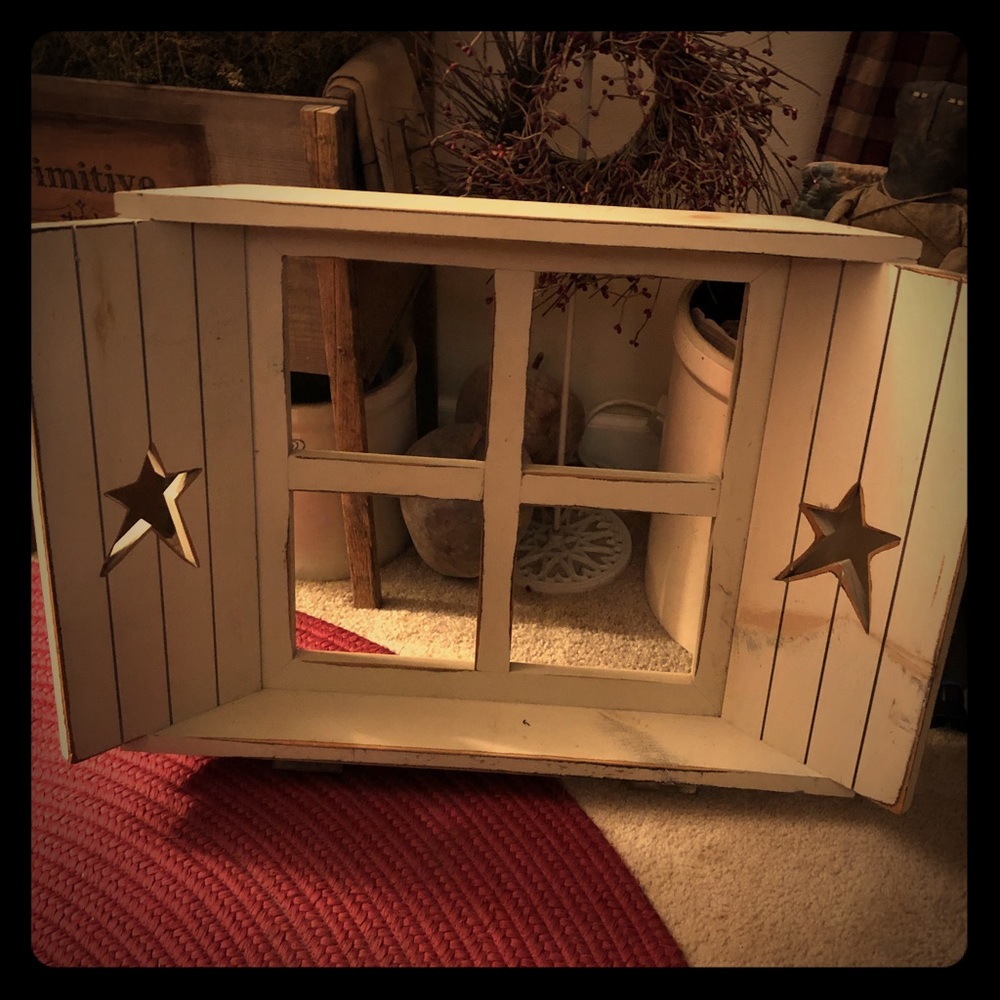 Primitive Window with shutters